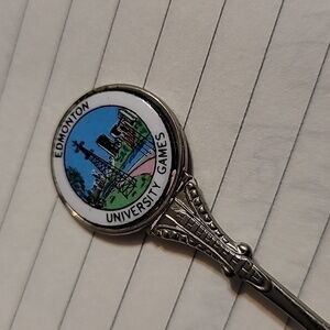 Souvenir Spoon Collectible Edmonton University Games